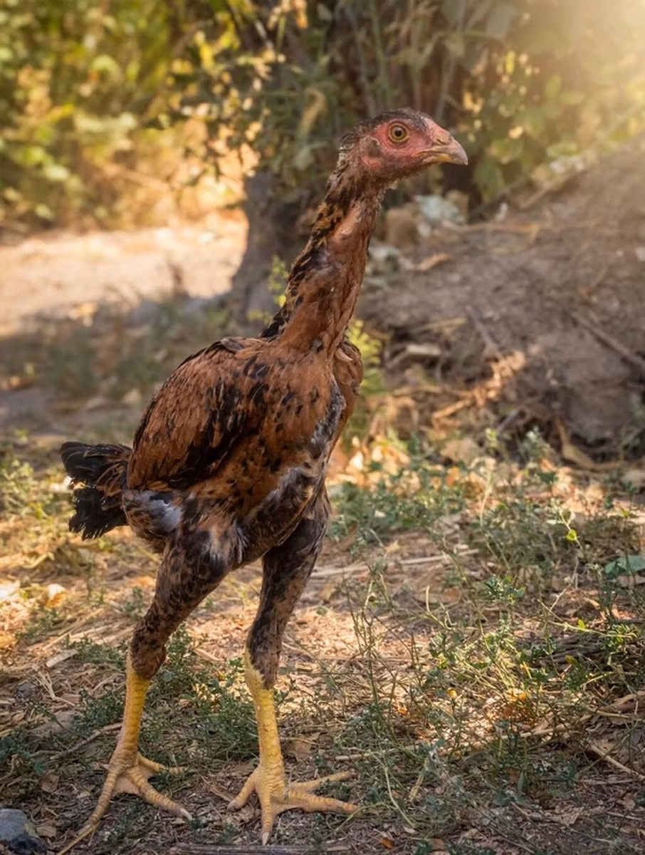 Gallo de pelea de fosa australiano